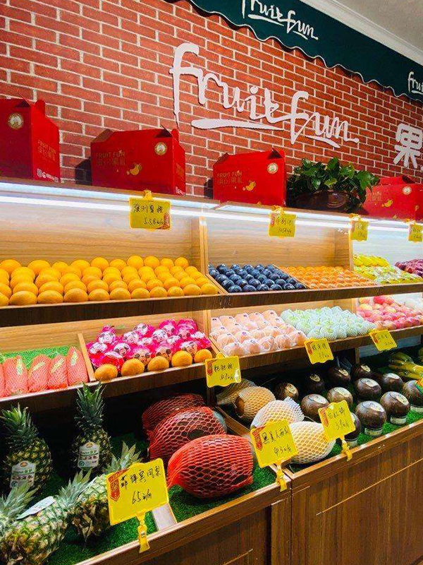 连锁水果店购物袋定制